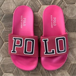 Girls Polo Slide Sandals
